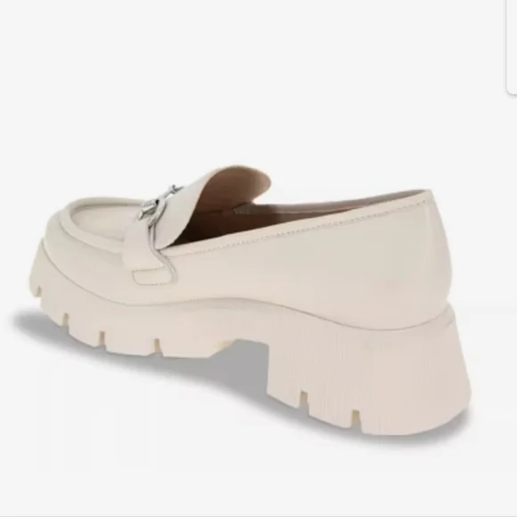NEW BCBGeneration Raylin Platform Lug Sole Loafer 🔥Stone Color - Picture 6 of 8